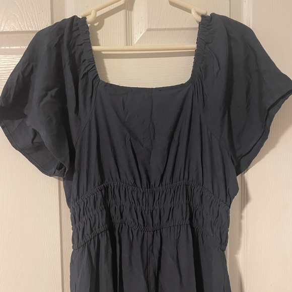 Madewell navy wide leg jumpsuit - Picture 7 of 9